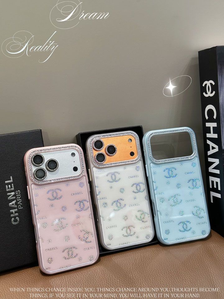 シャネル風ストリート芸能人覗き見防止iphone18ケースブランドCHANELスマホケース