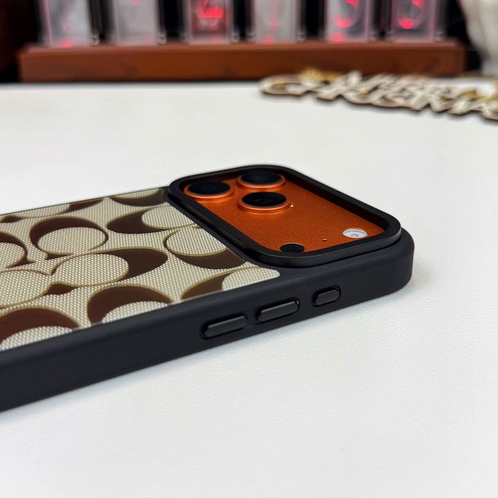 iphone17 ケース Coach風 アウトドア シンプル