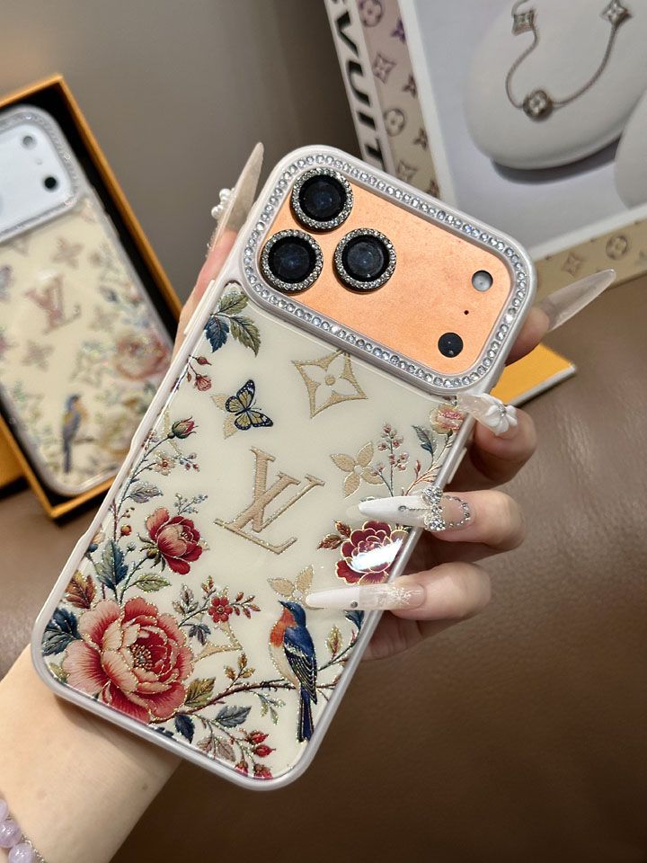 面白いカップル耐衝撃ルイヴィトン風iphone16ケースブランドLVスマホケース