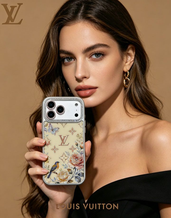 ルイヴィトン風かっこいいメンズ薄型iphone17ケースブランドLVスマホケース