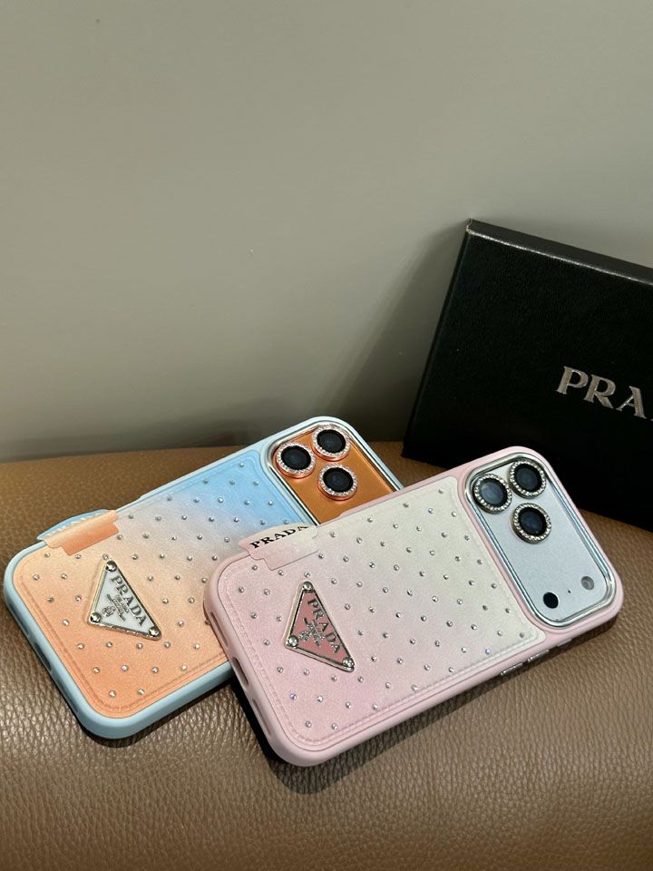 人気メンズ最強プラダ風iphone16proケースブランドPRADAスマホケース
