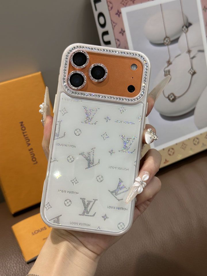ルイヴィトン風面白い高校生傷防止iphone17promaxケースブランドLVスマホケース