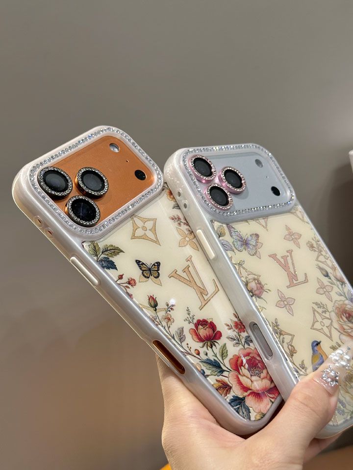 シンプル大人防塵ルイヴィトン風iphone17proケースブランドLVスマホケース