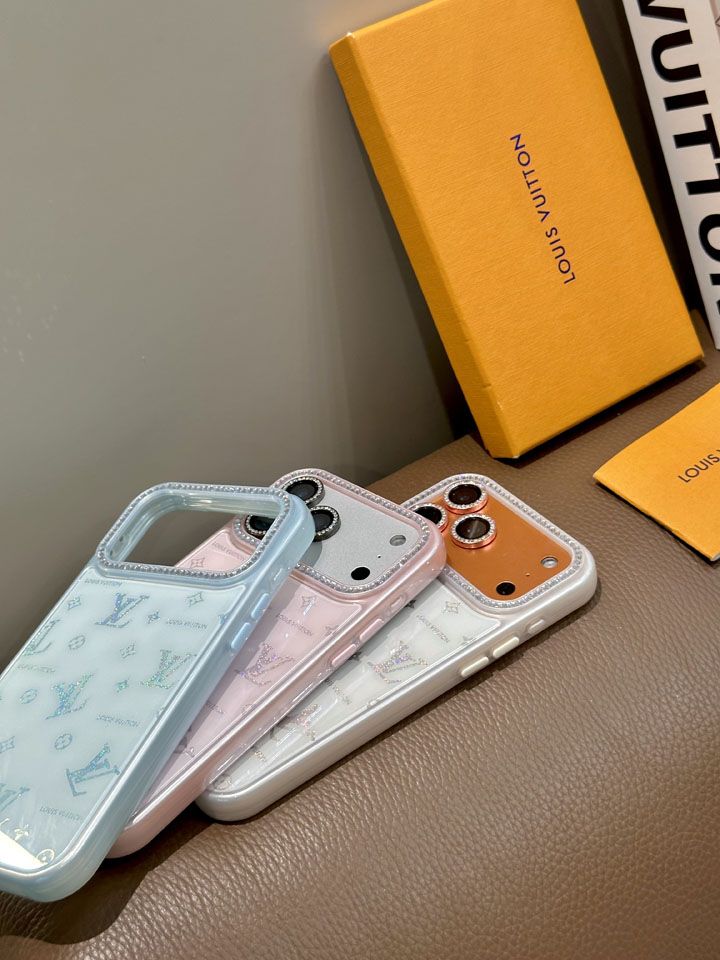 シンプル大人防塵ルイヴィトン風iphone17proケースブランドLVスマホケース