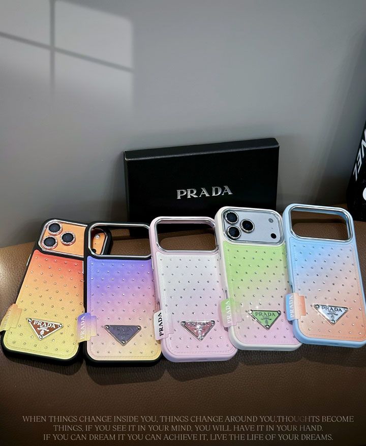 プラダ風ストリート芸能人覗き見防止iphone18ケースブランドPRADAスマホケース