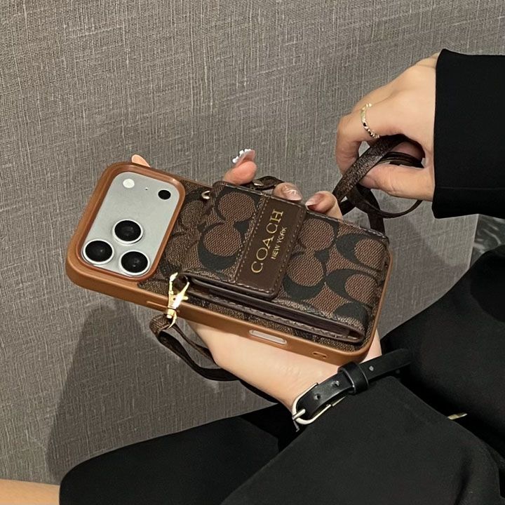iphone17 pro max ケース Coach風 流行り シンプル