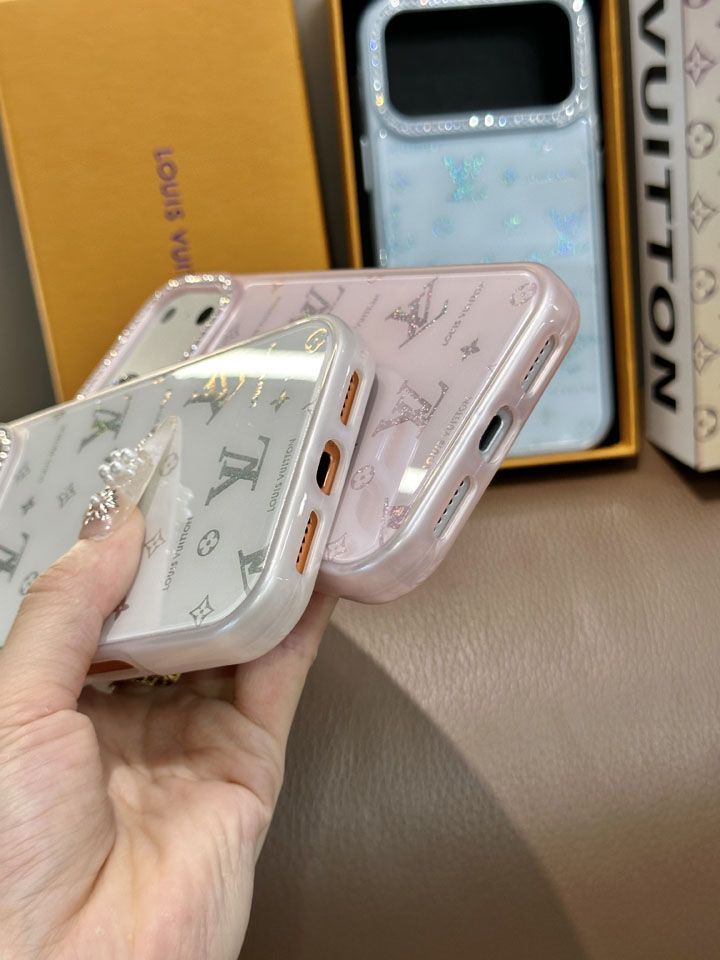 ストリートカップル軽量ルイヴィトン風iphone16ケースブランドLVスマホケース