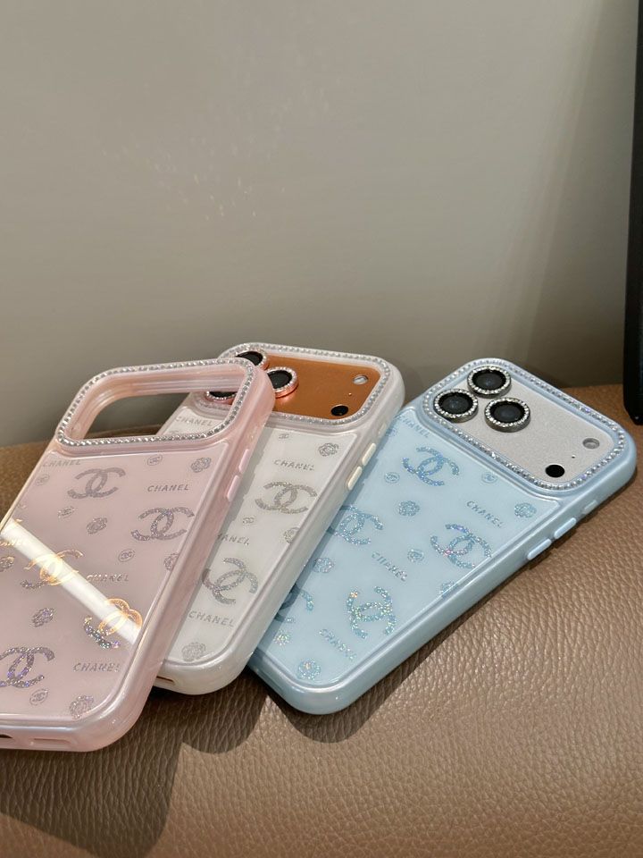 面白いカップル耐衝撃シャネル風iphone16ケースブランドCHANELスマホケース