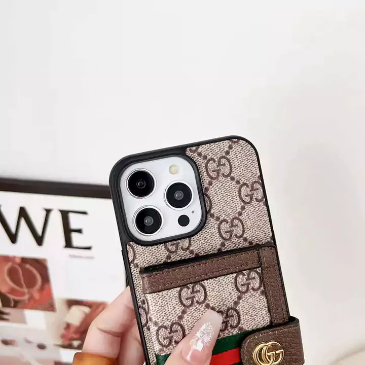 iphone17 promax ケース グッチ風 カード入れ ショルダー 安い メンズ