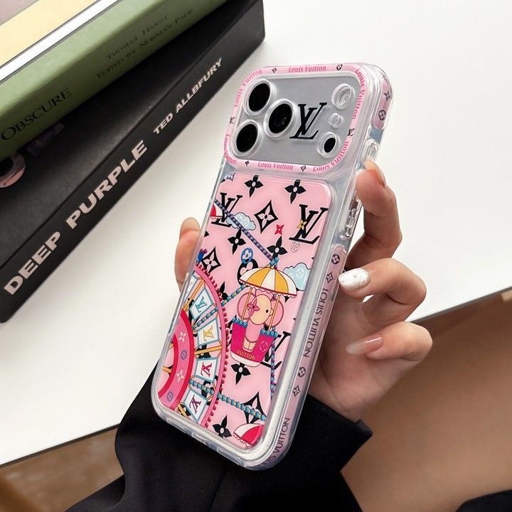 かわいいレディースキラキラルイヴィトンiphone18proケースブランド