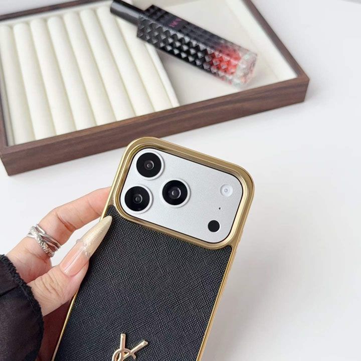 iphone17 pro max ケース イヴサンローラン風 かわいい アウトドア
