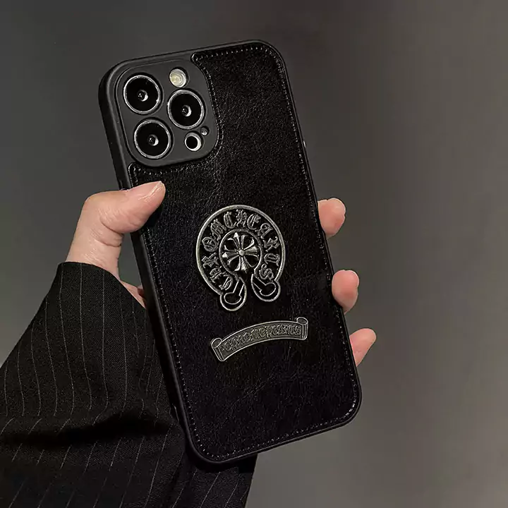 iphone11 ケース Chrome Heart 風 人気 カップル