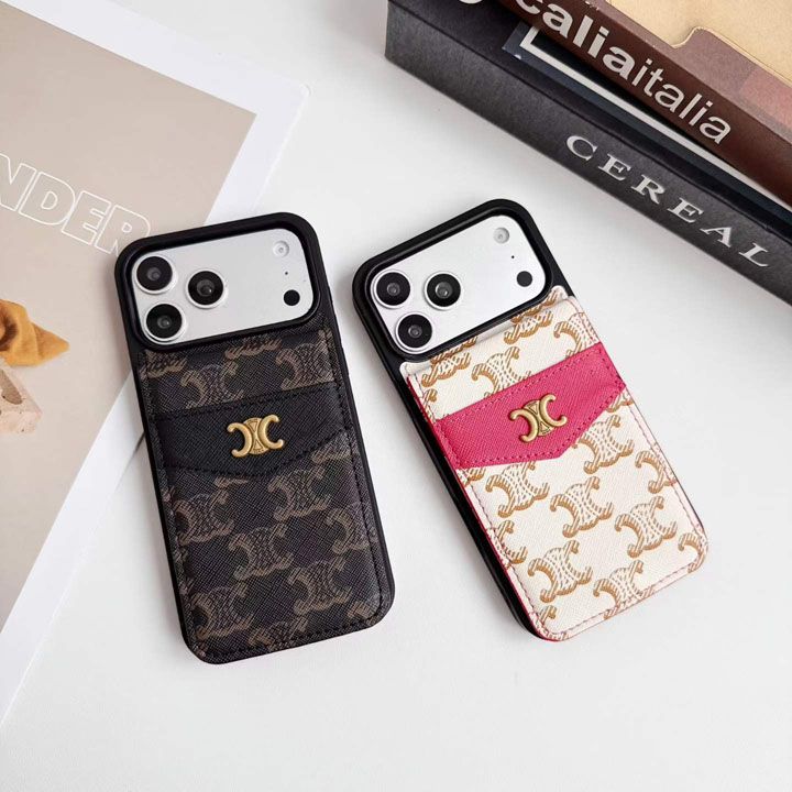 iphone18 携帯 ケース celine風 ストリート おしゃれ