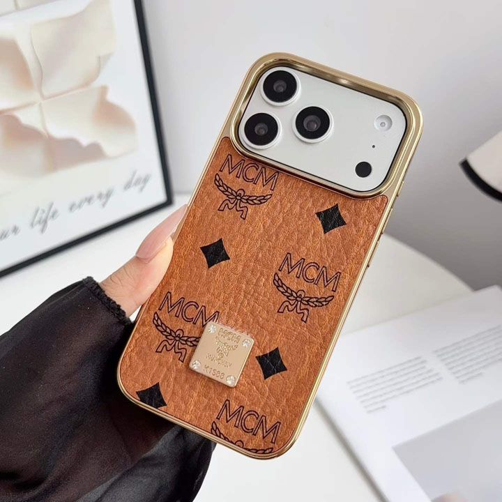 iphone17e ケース MCM 風 可愛い アウトドア