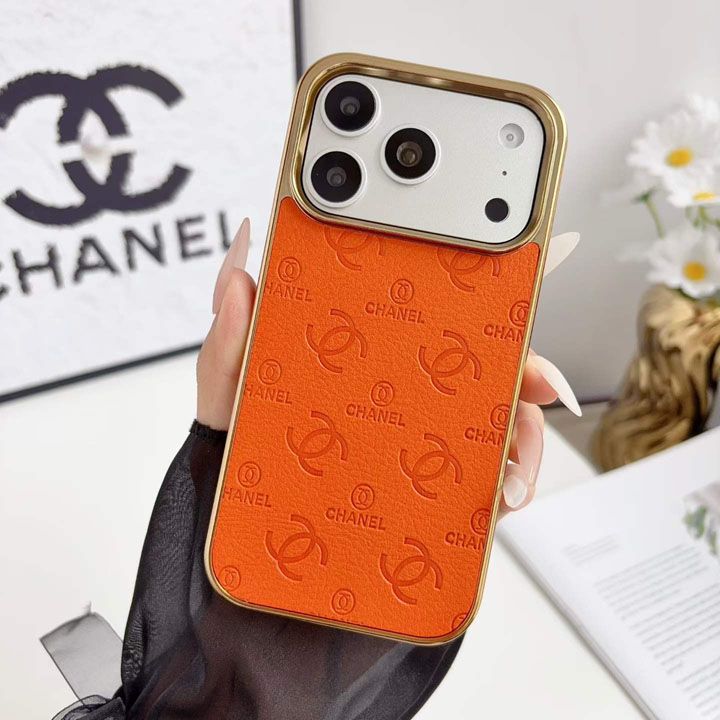 iphone17 pro 携帯 ケース シャネル風 かっこいい ストリート