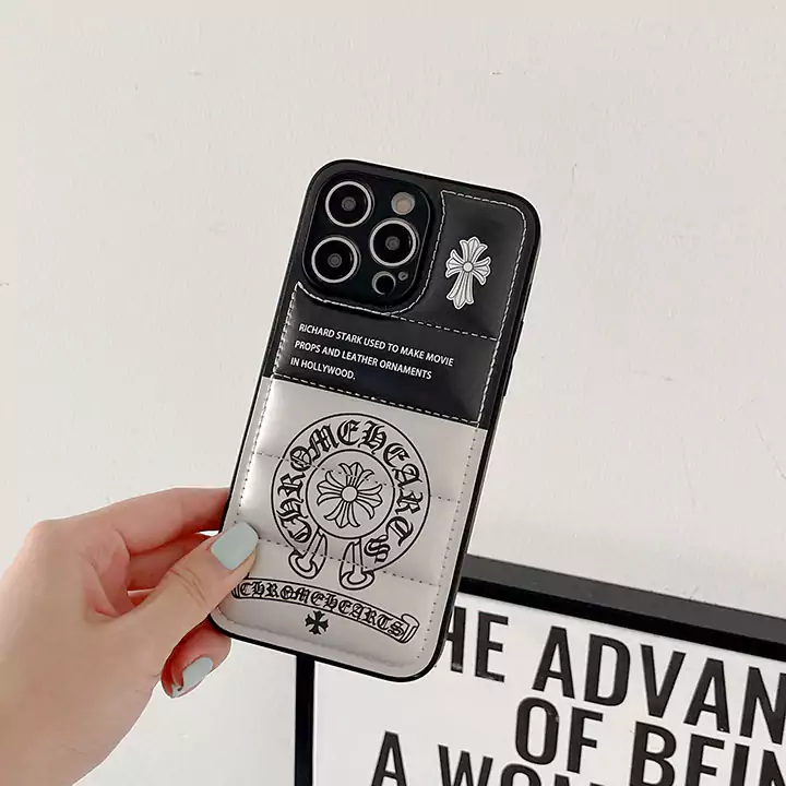 iphone17 pro max ケース クロムハーツ風 ダウンジャケット 人気 芸能人