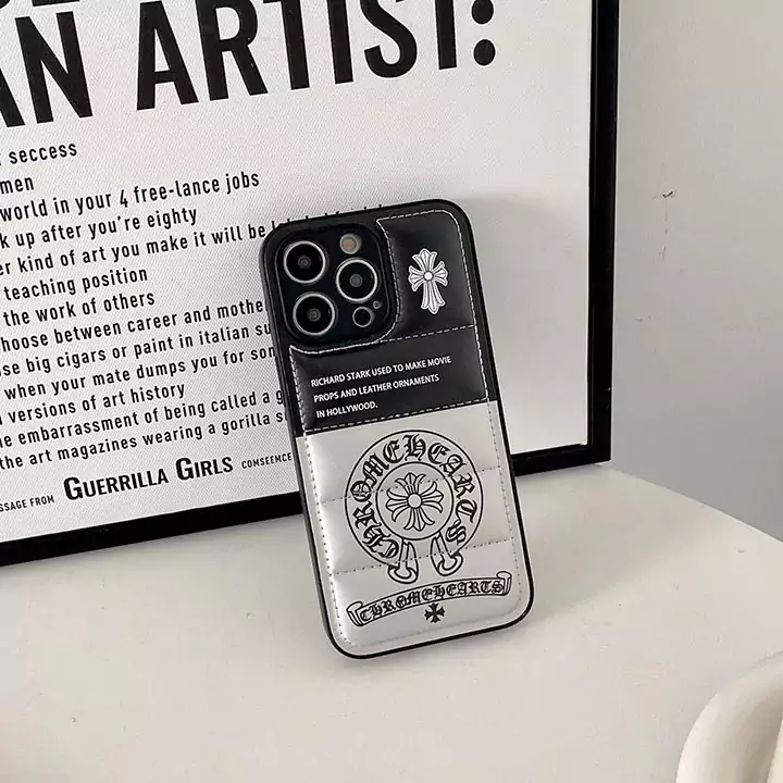 iphone18 ケース クロムハーツ風 ダウンジャケット 流行り 高校生