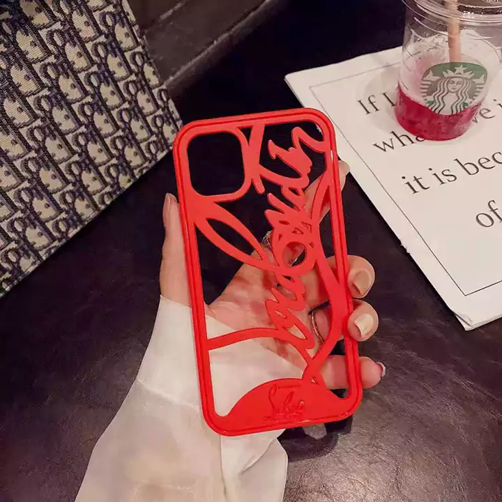 iphone15 ケース クリスチャンルブタン風 かっこいい