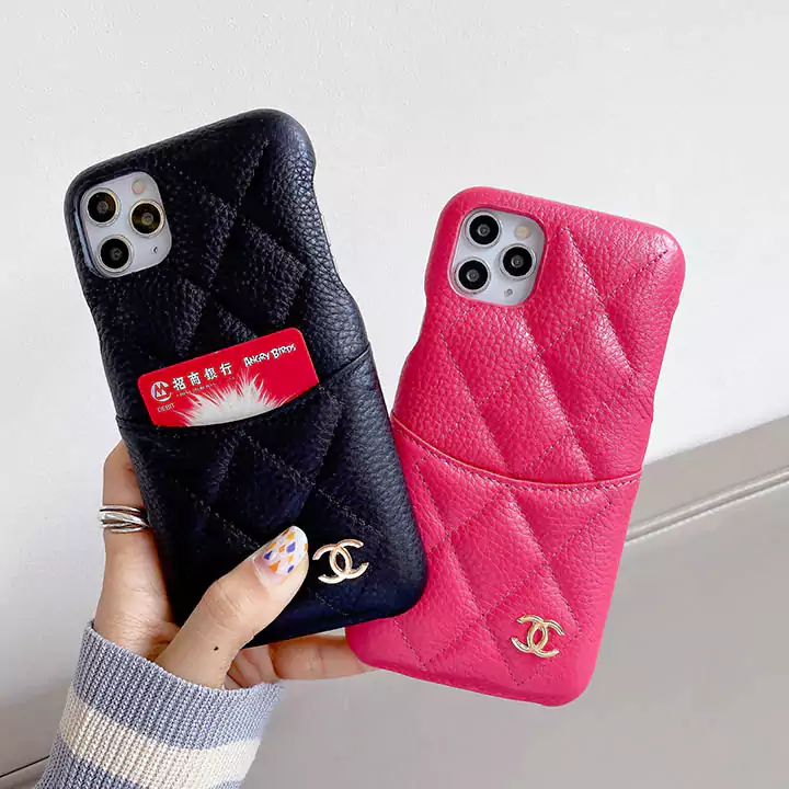 iphone16e ケース シャネル風 カード収納 シンプル 大人