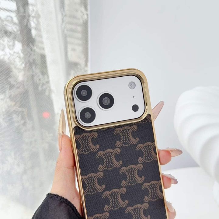 iphone16e ケース セリーヌ風 流行り シンプル