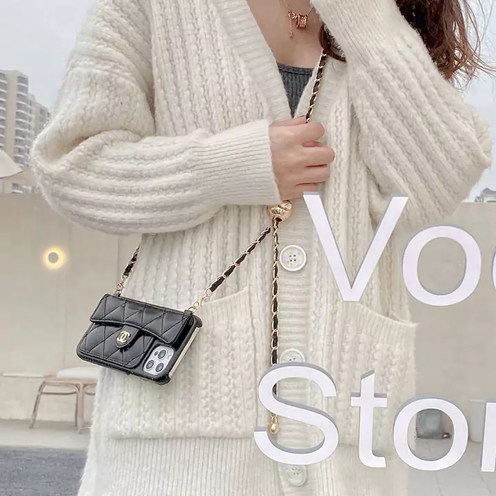 iphone14 ケース シャネル風 シンプル 芸能人 頑丈
