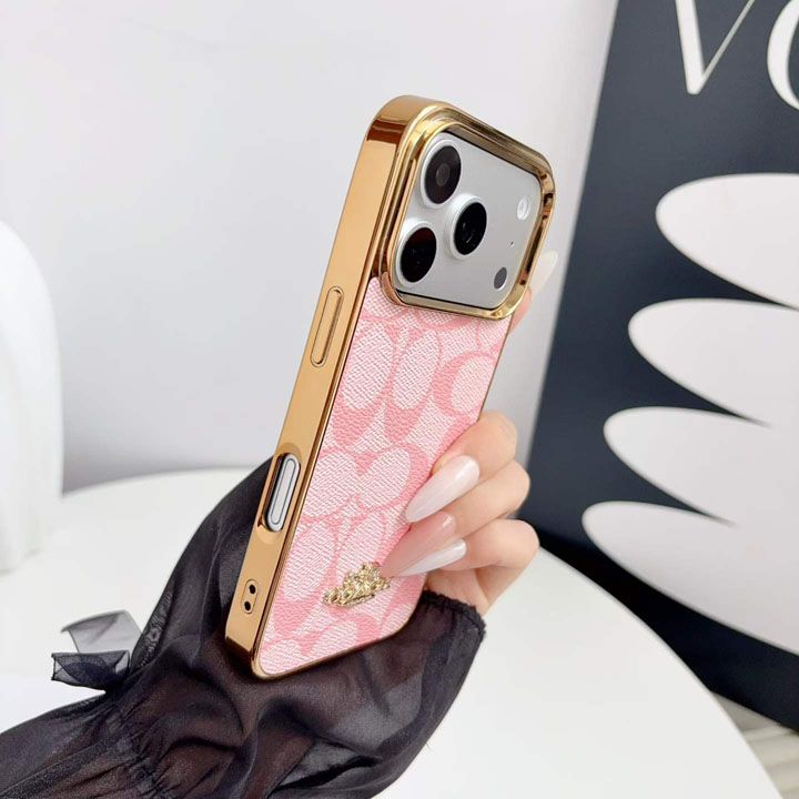 iphone17 pro max 携帯 ケース コーチ風 流行り シンプル