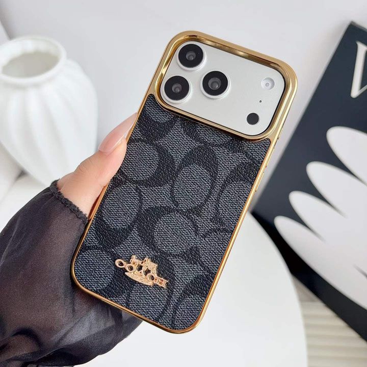 iphone17e 携帯 ケース コーチ風 可愛い アウトドア