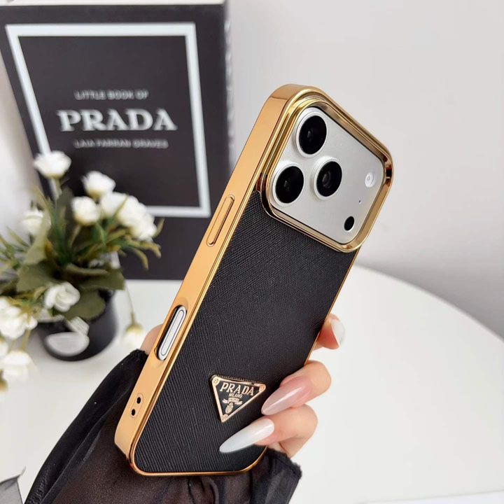 iphone16e ケース Prada風 流行り シンプル