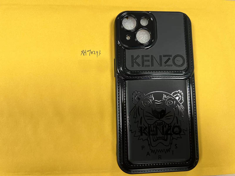 iPhone 14 ケンゾー  スマホケース 黑 タイガー柄.jpg