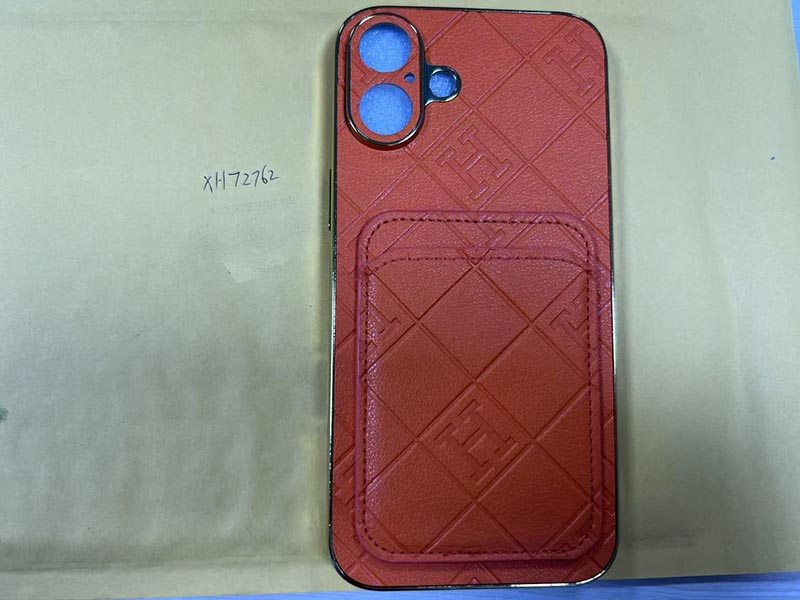 エルメス風 iPhone 16 Plus ケース 電気メッキ