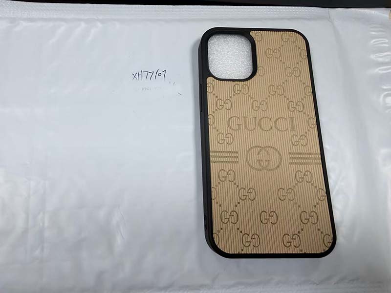 1787239928824109.jpg iPhone 12 Mini 携帯 ケース グッチ風 GG 総柄 縦じまベージュ