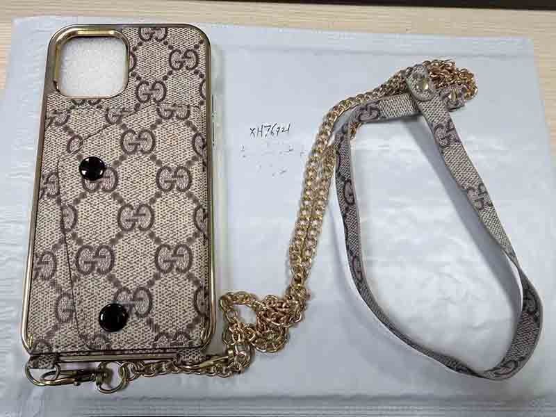 1787240051628586.jpg iPhone12 ケース グッチ風 カードポケット付きチェーンストラップ