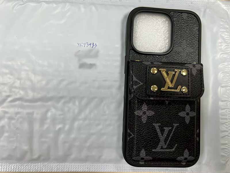 iPhone16 Pro スマホケース ルイヴィトン風 カード収納 男女兼用 
