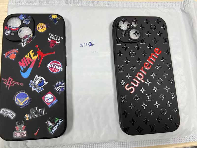 iPhone15 ケース シュプリーム風 ハイブランド