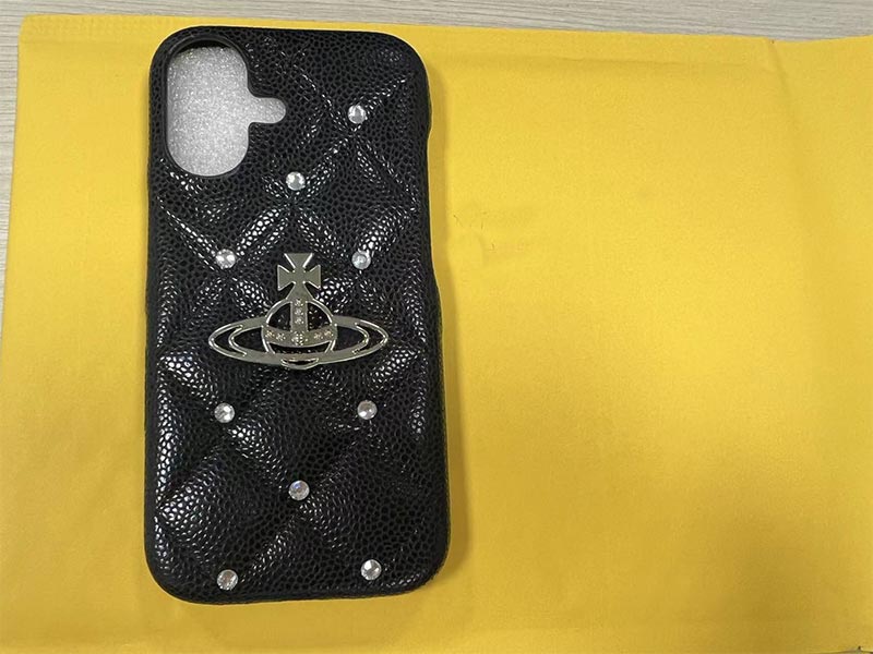 iPhone16 ケース ヴィヴィアンウエストウッド風 おしゃれ