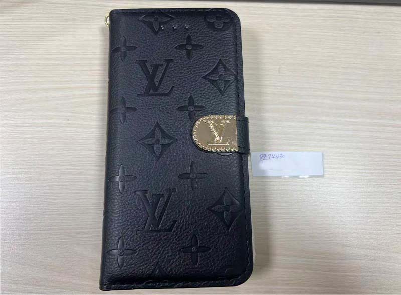iPhone14 手帳型 ケース ルイヴィトン風 男女兼用